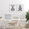 Stupell Industries Black & White Gamer Quotes 2pc Framed Print Under Glass Set, design by Marcus Prime